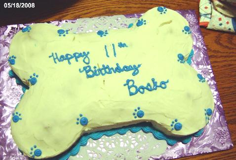 Bosko's 11th Birthday Cake!